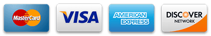 Accepted payment cards for secure SlimTide checkout